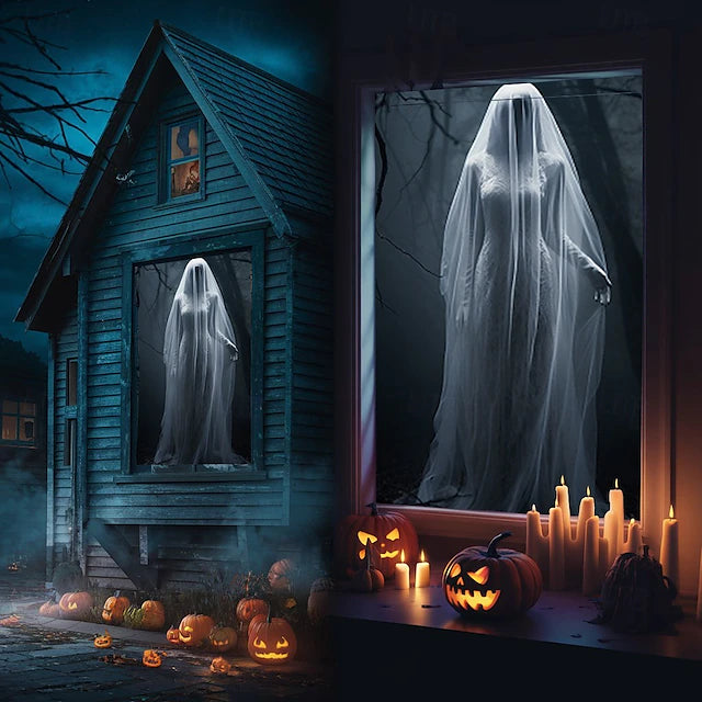 Halloween Door Decorations Halloween Door Covers Ghost Door Tapestry Door Curtain