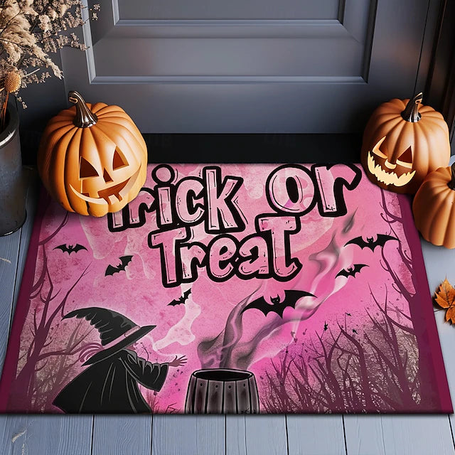 Halloween Decorations Spooky Doormat Kitchen Mat Floor Mat Non-Slip