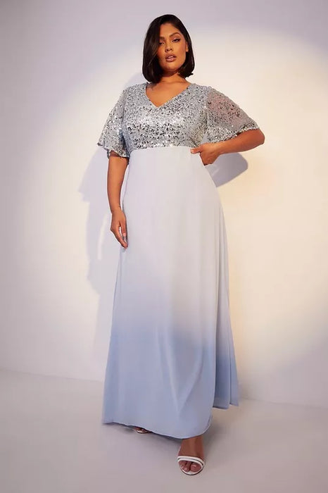 Women's Plus Size Sequin Dress Prom Dress Party Dress Long Dress Maxi Dress