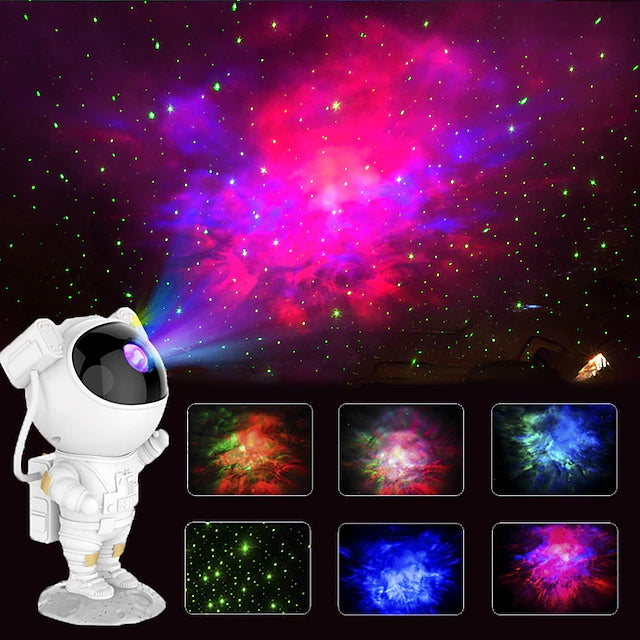 Astronaut Galaxy Starry Sky Projector with Timer Remote Control 360°Adjustable