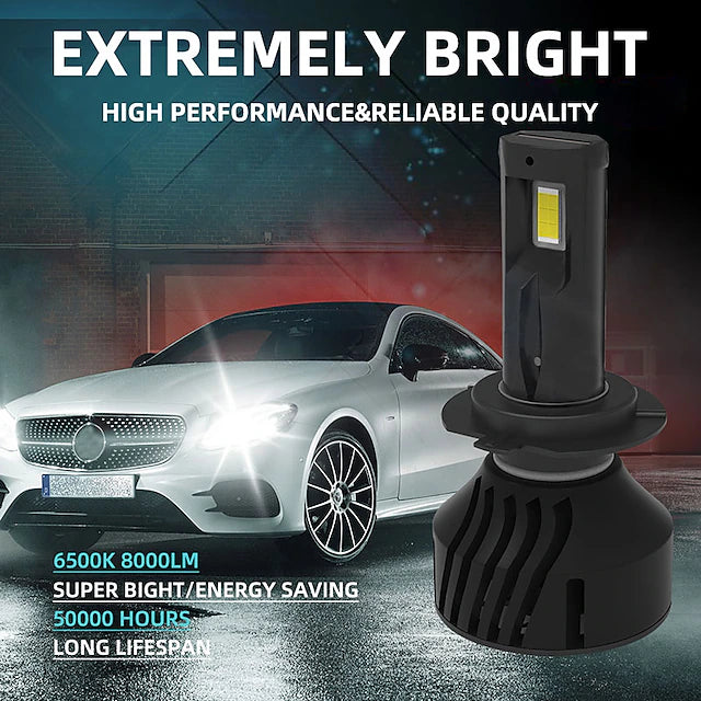 2PCS Car Headlights H4 LED Headlight LED H7 H11 H8 H9 9005 9006 HB3