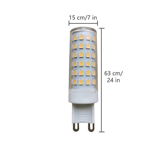 6pcs LED Light Bulb G9 Bi Pin Lamp 7W 78 LedS SMD2835 Spotlight