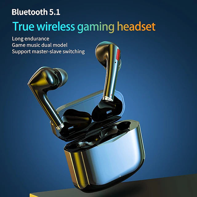 TWS Wireless Bluetooth 5.1 Headset Waterproof Sport Headphones