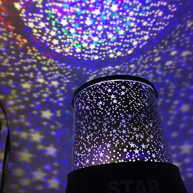 LED Galaxy Star Night Light Projector Rotating Starry Sky Light Tiktok