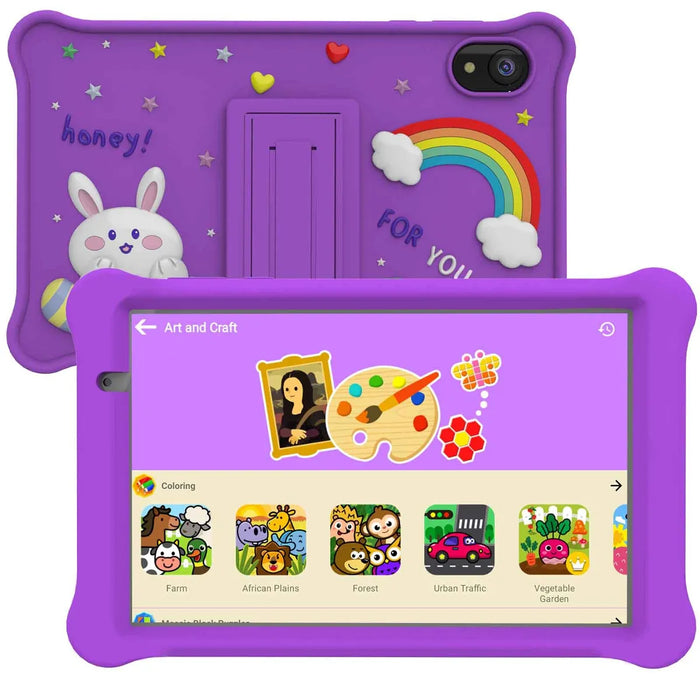 Kids Tablet Toddler Tablet,7-Inch Tablet Computer 7-Inch High-Definition Screen Back to School Gift