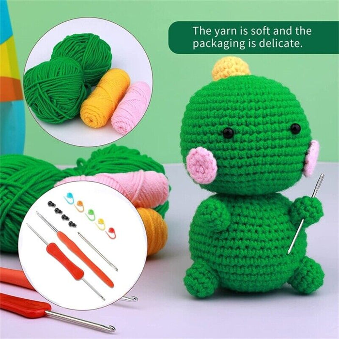 Crochet Kit for Beginners, Beginner Crochet Starter Kit with Step-by-Step Video Tutorials