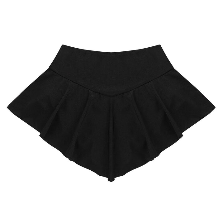 Women's Skirt Flare Mini Skirt Wine Red Black White Skirt All Seasons Ruffle Skirt M L XL