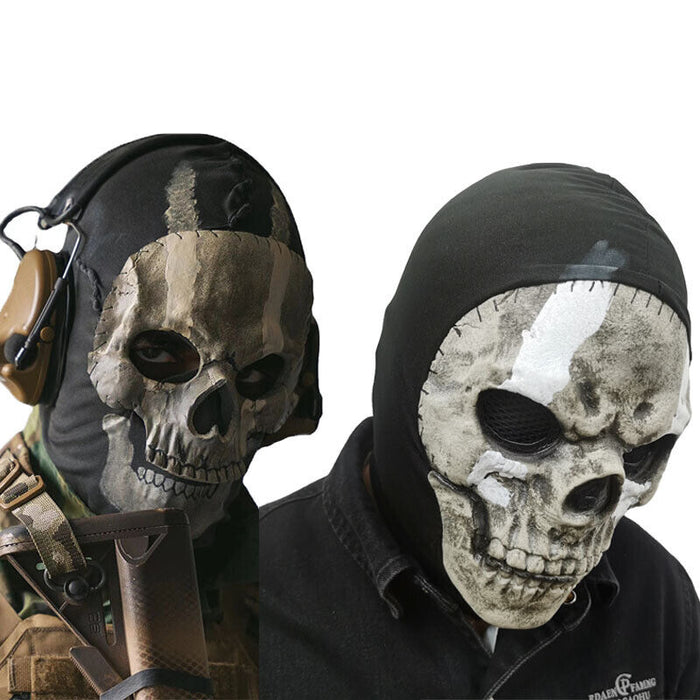 Call of Duty Theater 2 Skull Mask Halloween Game Character Props Ghost Mask Tactical Face Makeup