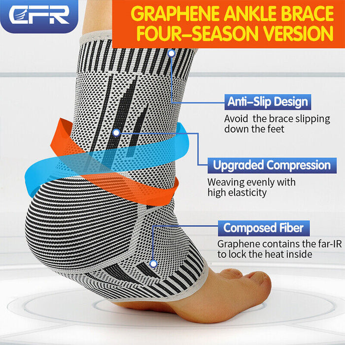 1pc Graphene Ankle Wormwood Fever Sports Sprained Foot Fixed Care Ankle