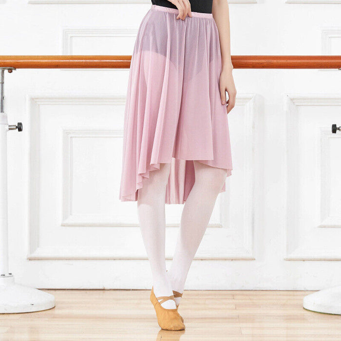 Breathable Ballet Skirts Pure Color Women‘s Training Performance High Tulle