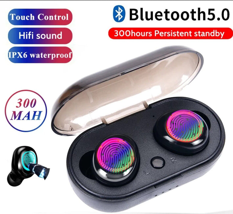 K18 Mini TWS Wireless Bluetooth Earphones Sweatproof Sport Headset Noise