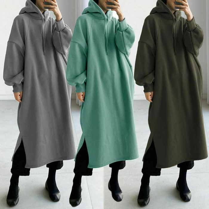 Women's Casual Dress Hoodie Dress Long Dress Maxi Dress Active Daily Outdoor Holiday Vacation