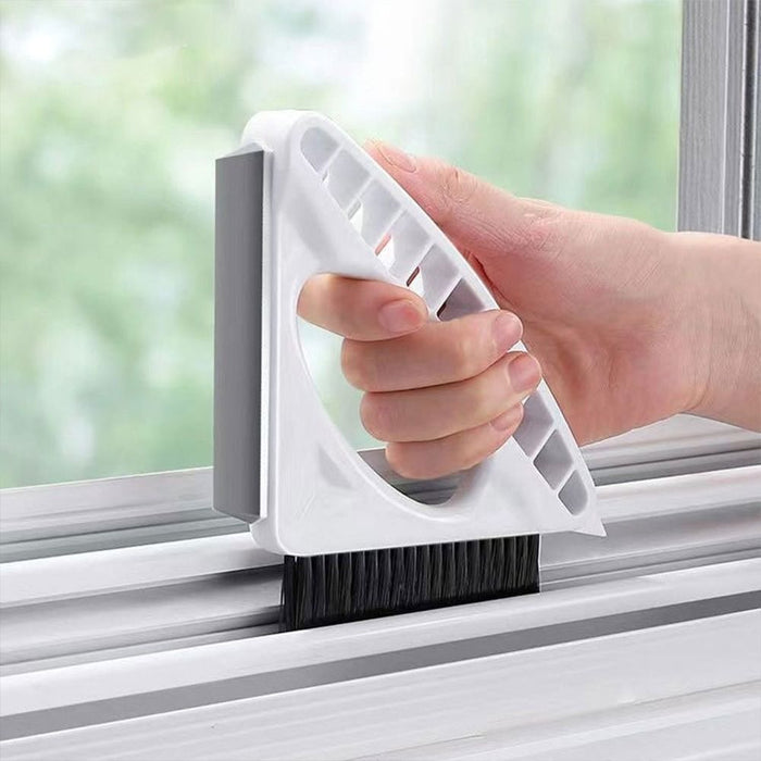 1pc Window Groove Cleaning Brush Triangular Brush Household Cleaning