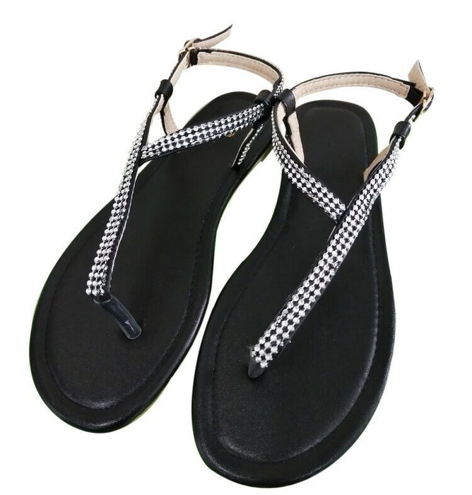 Women's Sandals Boho Bohemia Beach Flip-Flops Sparkly Sandals