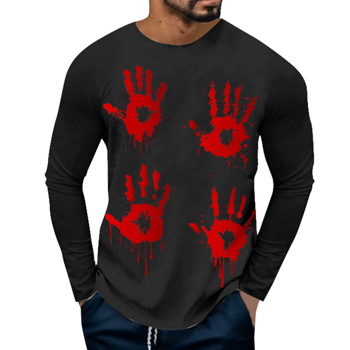 Graphic Prints Hand Daily Classic Casual Men's 3D Print Sweatshirt Pullover Holiday