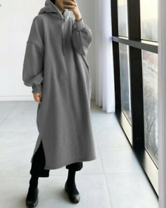 Women's Casual Dress Hoodie Dress Long Dress Maxi Dress Active Daily Outdoor Holiday Vacation