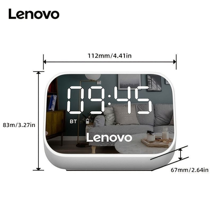 Original Lenovo TS13 Wireless Alarm Clock Speaker Small Audio Portable Outdoor, Multifunction 5.0