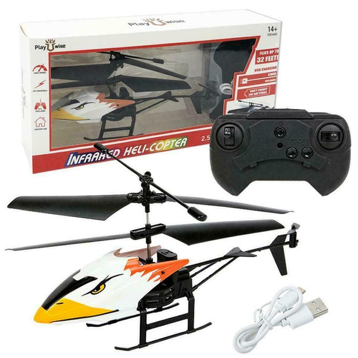 RC Helicopter Remote Control Airplane with LED Lights Altitude Hold and Auto-Hovering