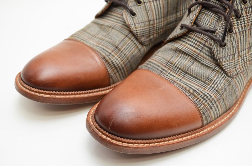 Men's Boots Retro Brogue Dress Shoes Walking Casual Daily Leather Comfortable Booties