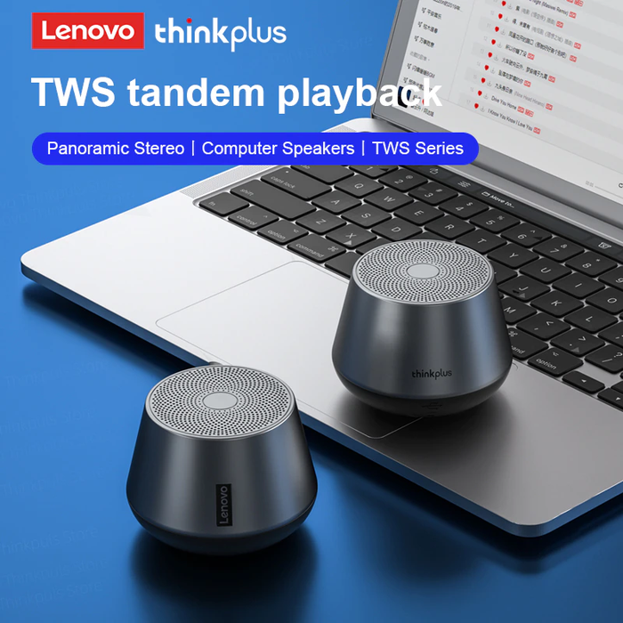 Original Lenovo Thinkplus K3 Pro Water-Resistant Portable BT Wireless Speaker, Stereo Music Player