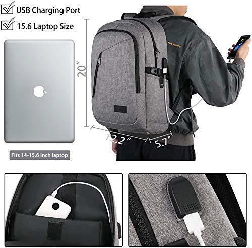 Men Women Anti-theft Charging Backpack 15.6 Inch Laptop Bag Casual Fashion Travel Bags