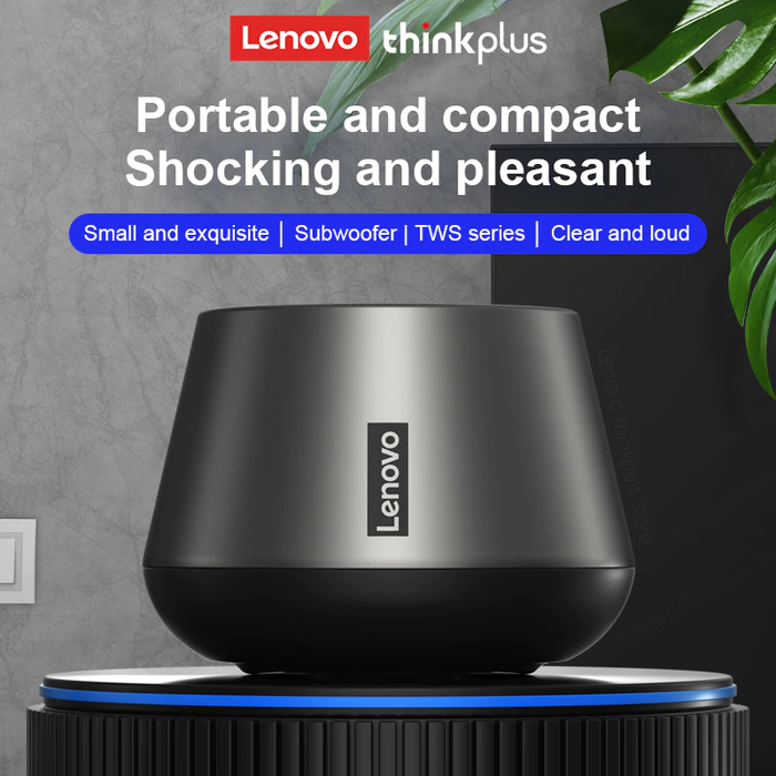 Original Lenovo Thinkplus K3 Pro Water-Resistant Portable BT Wireless Speaker, Stereo Music Player