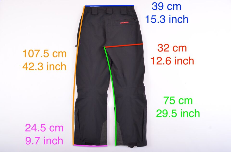 Men's Fleece Lined Pants Waterproof Hiking Pants Trousers Softshell Pants Winter Outdoor