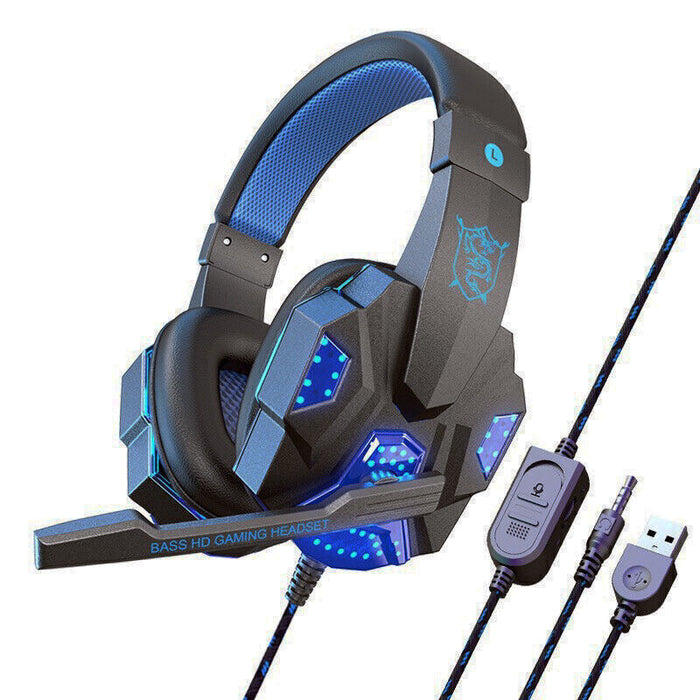 Stereo Gaming Headset for Xbox One PS4 PS5 PC Controller, Noise Cancelling Over Ear Headphones with Mic