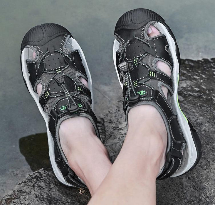 Men's Sandals Leather Sandals Plus Size Sports Sandals Upstream Shoes Casual