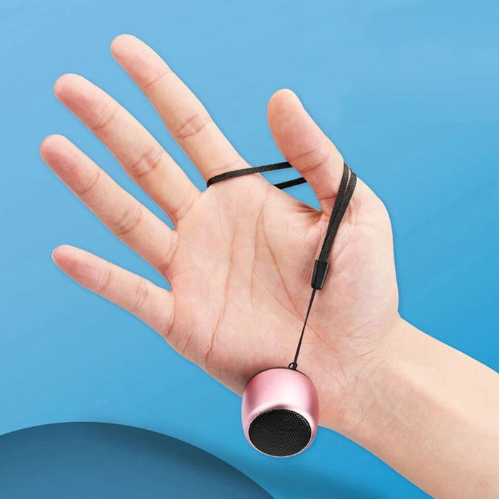 Small Steel Cannon: Portable Music Player Mini M1 Wireless Speaker with Subwoofer for HD Surround Sound