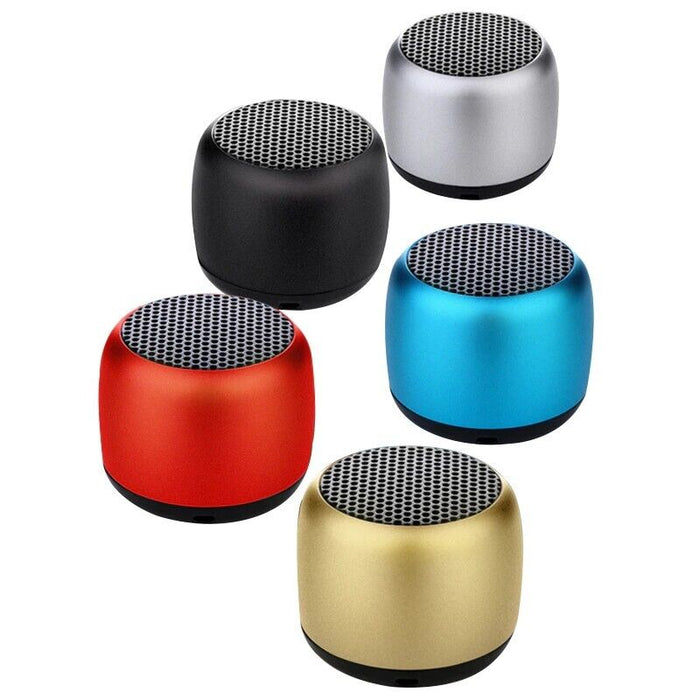 Small Steel Cannon: Portable Music Player Mini M1 Wireless Speaker with Subwoofer for HD Surround Sound