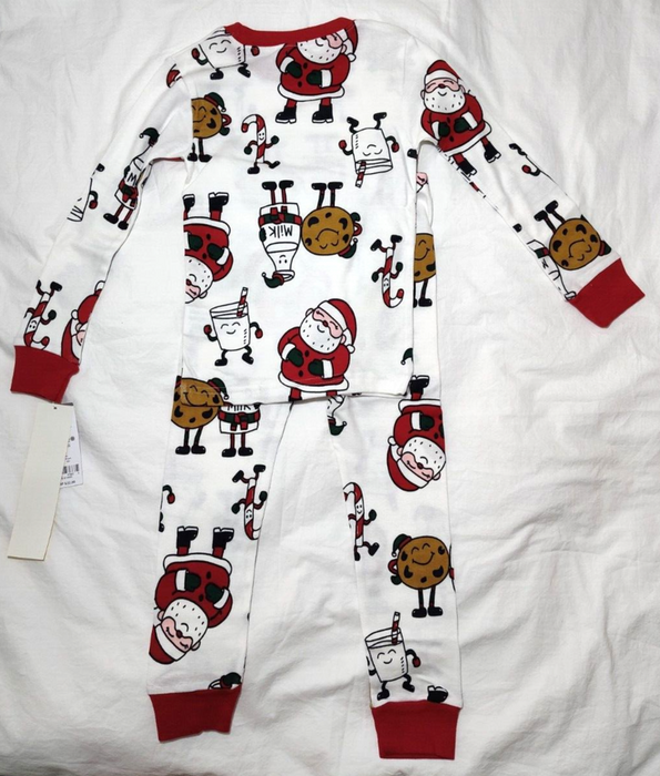 Christmas Boys 3D Santa Claus Pajama Set Long Sleeve 3D Print Fall Winter Active Cool Daily