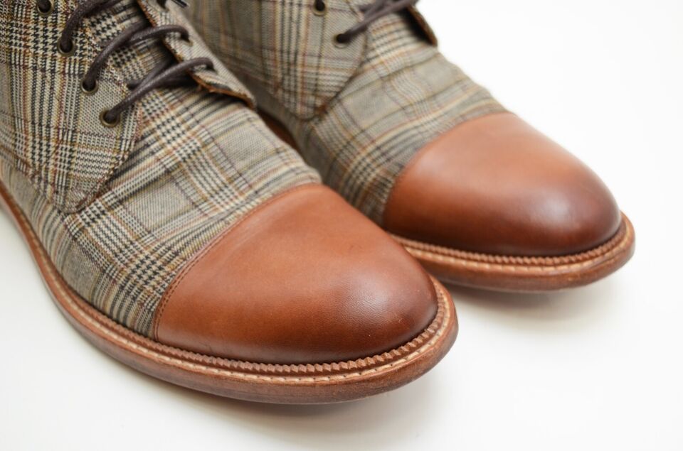 Men's Boots Retro Brogue Dress Shoes Walking Casual Daily Leather Comfortable Booties