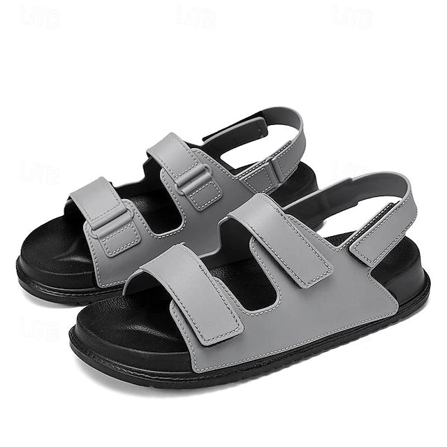 Men's Sandals Walking Casual Daily Beach PVC Breathable Comfortable Slip