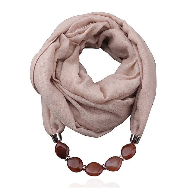 Women's Scarves Infinity Scarf Daily Holiday Linen Bohemia Warm Decoration 1 PC