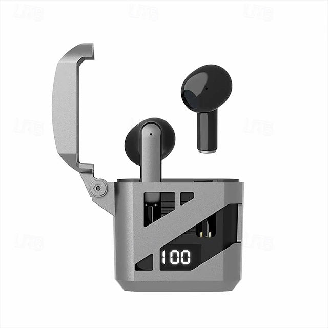 GT02 Semi-in-ear Mecha Wind Wireless Dual Bluetooth 5.3 Low latency noise cancelling gaming headset