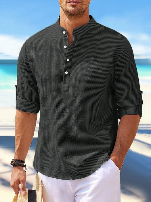 Men's Shirt Popover Shirt Casual Shirt Summer Shirt Beach Shirt