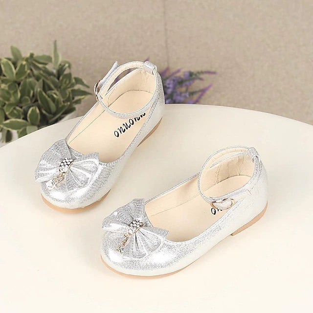 Girls' Flats Daily Glitters Dress Shoes Mary Jane Synthetics Breathability Non-slipping Princess Shoes