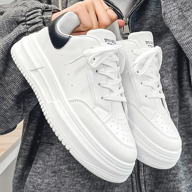 Men's Sneakers Plus Size White Shoes Walking Casual Daily