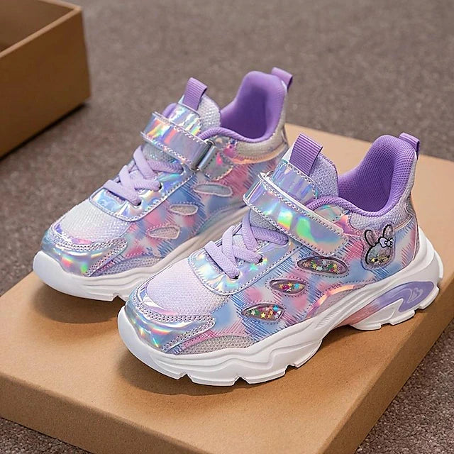 Girls' Sneakers Daily Casual Breathable Mesh Non-slipping Big Kids(7years +) Little Kids(4-7ys) School Walking Rabbit