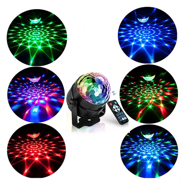 Projection lamp night light Led Disco Light Music Sound Activated Stage Lights