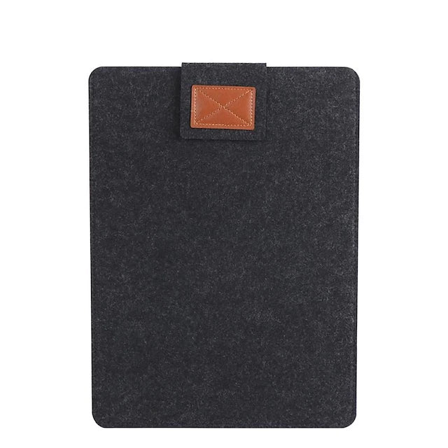 Felt Sleeve Slim Tablet Case Case For Macbook Air Pro 11 /13 /15 Inch Solid Color Tablet Organizer