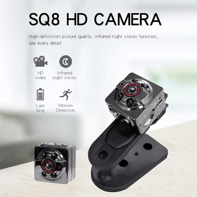 Mini DV Camera with HD IR Night Vision Motion Detection & Wireless Video Recording