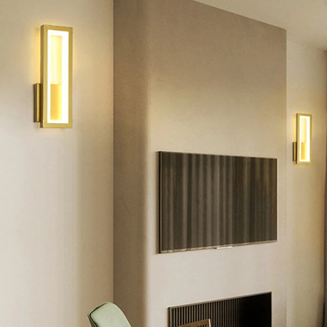 1-Light 32cm Creative LED Wall Lights Rectangular Design Wall Lights