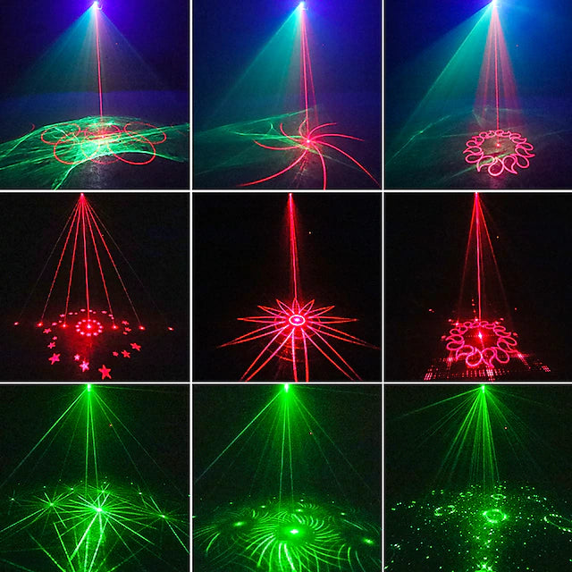 DJ Party Lights Stage Laser Northern Light Effect RGB Sound Activated