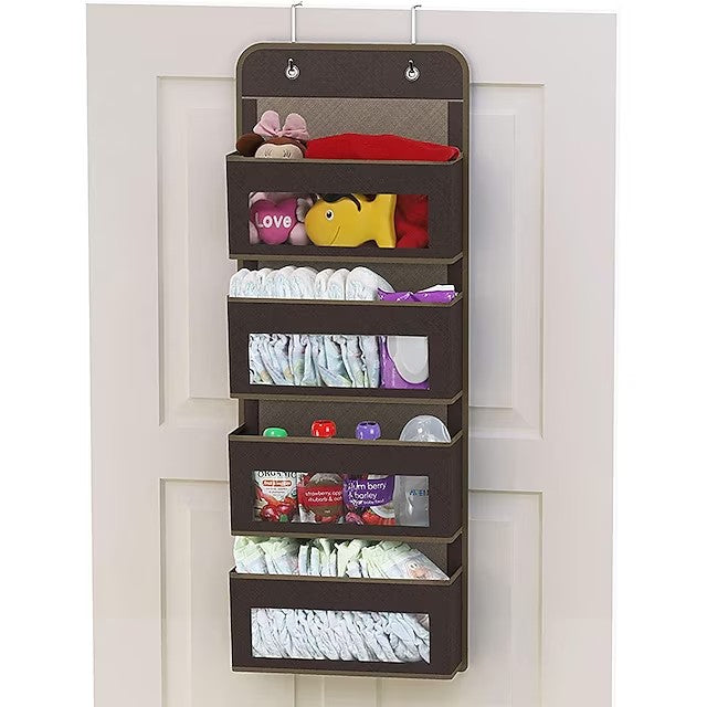 1pc Wall-mounted underwear storage box wholesale baby bed children's toy hanging bag