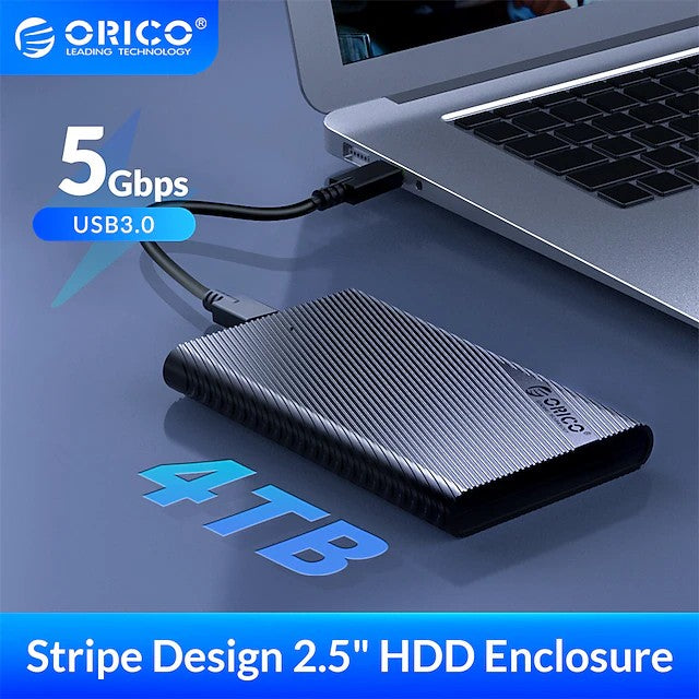 ORICO Hard Drive Case, 2.5 Inch HDD Enclosure, SATA to USB 3.0 External Hard Drive