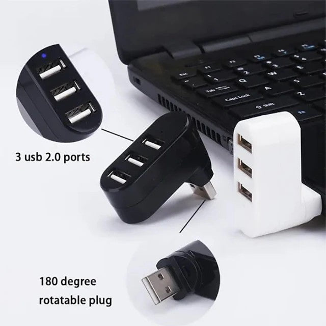 1pcs 3-port USB Hub