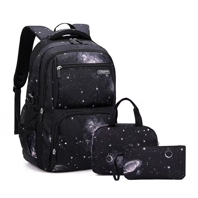 Men's Boys School Bag Bookbag School Geometric Galaxy Star Print