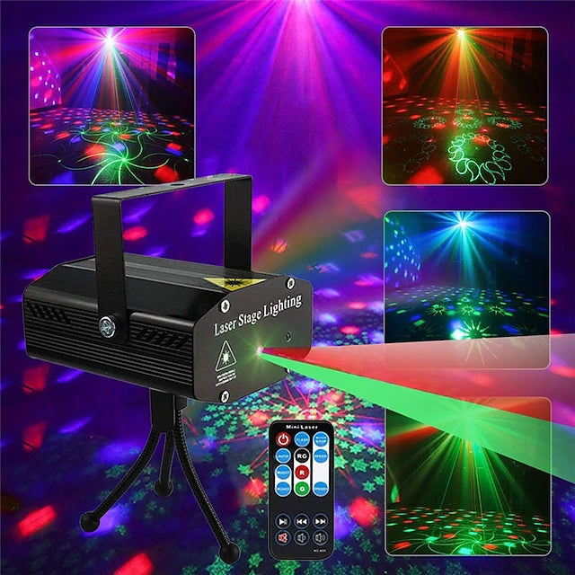 Portable Remote Control LED Stage Light DJ Disco Light Projector